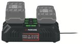 Doppelladegerät 4,5 A 20 V Angebote von PARKSIDE bei Lidl Nordhausen für 29,99 €