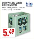 Aktuelle Mineralwasser Angebote bei Marktkauf in Bielefeld Aktuelles Landpark Bio-Quelle Mineralwasser Angebot bei Marktkauf in Bielefeld ab 5,49 €