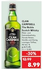 The Noble Scotch Whisky im Angebot bei Kaufland in Kleve The Noble Scotch Whisky Angebote von CLAN CAMPBELL bei Kaufland Kleve für 8,99 €