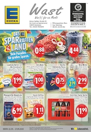 EDEKA Prospekt für Steinheim mit 24 Seiten EDEKA Prospekt für Steinheim: "Aktuelle Angebote", 24 Seiten, 22.09.2025 - 27.09.2025