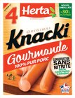 Knacki Gourmande Pur Porc Conservation Sans Nitrite - Herta - Intermarché Hyper Knacki Gourmande Pur Porc Conservation Sans Nitrite - Herta à 0,84 € dans le catalogue Intermarché Hyper