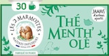 Thé menth'olé bio - LES 2 MARMOTTES - Intermarché Hyper Thé menth'olé bio - LES 2 MARMOTTES à 2,76 € dans le catalogue Intermarché Hyper