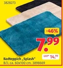 Badteppich „Splash“ von  im aktuellen Segmüller Prospekt für 7,99 €