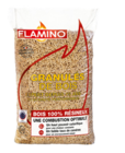 Sac de granulés de bois 15kg - FLAMINO - Bi1 à Thonon-les-Bains Sac de granulés de bois 15kg - FLAMINO en promo chez Bi1 Thonon-les-Bains à 4,99 €
