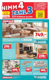 Sessel im Segmüller Prospekt in Niederkassel Aktueller Segmüller Prospekt mit Sessel, "Zum Glück gibt’s Segmüller - Nimm 4 zahl 3", Seite 2