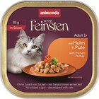animonda Vom Feinsten in Sauce Adult mit Huhn + Pute 85 g im Angebot bei Zookauf in Langenfeld animonda Vom Feinsten in Sauce Adult mit Huhn + Pute 85 g Angebote von Vom Feinsten bei Zookauf Langenfeld für 0,49 €