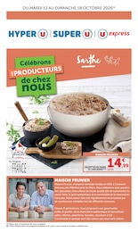 Catalogue U Express "Célébrons LES PRODUCTEURS de chez nous" à Courgains et alentours, 4 pages, 13/10/2026 - 18/10/2026
