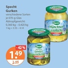Gewürzgurken von Specht im aktuellen V-Markt Prospekt für 1,49 €