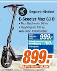 E-Scooter Max G3 D im Angebot bei expert in Saarbrücken E-Scooter Max G3 D Angebote von Segway-Ninebot bei expert Saarbrücken für 899,00 €