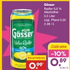 Radler 0,0 % Alkoholfrei Angebote von Gösser bei Netto Marken-Discount Mülheim für 0,89 €