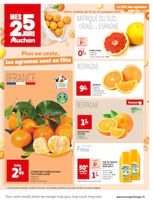 Promo Oranges dans le catalogue Auchan Hypermarché du moment à la page 19