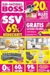 Couch Angebot & Preis im aktuellen SB Möbel Boss Prospekt Couch Angebot im aktuellen SB Möbel Boss Prospekt auf Seite 1