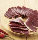 Magret de canard du sud-ouest fumé nature ou au piment d’Espelette ou seché tranché - DELPEYRAT - Casino Supermarchés à Villeneuve-Saint-Georges Magret de canard du sud-ouest fumé nature ou au piment d’Espelette ou seché tranché - DELPEYRAT en promo chez Casino Supermarchés Villeneuve-Saint-Georges à 3,52 €