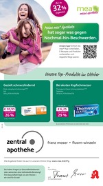 mea - meine apotheke Apotheken Prospekt der aktuellen Woche mit 4 Seiten, gültig von 01.10.2025 bis 31.10.2025, in Fluorn-Winzeln und Umgebung Aktueller mea - meine apotheke Apotheken Prospekt in Fluorn-Winzeln und Umgebung, "Unsere Oktober-Angebote" mit 4 Seiten, 01.10.2025 - 31.10.2025