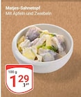 Aktuelles Matjes-Sahnetopf Angebot bei GLOBUS in Duisburg ab 1,29 €