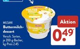 Buttermilchdessert von MILSANI für 0,49 € bei ALDI SÜD im Angebot Buttermilchdessert von MILSANI im aktuellen ALDI SÜD Prospekt