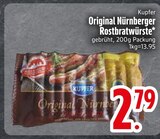 Original Nürnberger Rostbratwürste im EDEKA Prospekt Original Nürnberger Rostbratwürste von Kupfer im aktuellen EDEKA Prospekt für 2,79 €