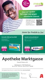 mea - meine apotheke Prospekt für Remseck mit 4 Seiten mea - meine apotheke Prospekt für Remseck: "Unsere Juni-Angebote", 4 Seiten, 01.06.2026 - 30.06.2026