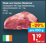 Aktuelles Wade vom irischen Weiderind Angebot bei Netto Marken-Discount in Bremerhaven ab 1,19 €