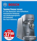 Tassimo Finesse TAS162E im V-Markt Prospekt Tassimo Finesse TAS162E von Bosch im aktuellen V-Markt Prospekt für 37,99 €