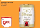 Partydose im Angebot bei GLOBUS in Duisburg Partydose Angebote von Bitburger bei GLOBUS Duisburg für 9,00 €