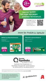 mea - meine apotheke Prospekt der Woche "Unsere September-Angebote" Seite 1, 01.09.2025 bis 30.09.2025 für Hamburg Aktueller mea - meine apotheke Prospekt "Unsere September-Angebote" Seite 1 von 4 Seiten für Hamburg