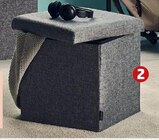 Sitzwürfel mit Stauraum Angebote von Hedura bei Penny Gießen für 9,99 €