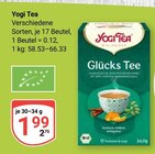Glücks Tee im Angebot bei GLOBUS in Rostock Glücks Tee Angebote von Yogi Tea bei GLOBUS Rostock für 1,99 €