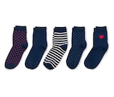 Tchibo im Supermarkt - 5 Paar Socken Angebot im Prospekt 5 Paar Socken bei Tchibo im Supermarkt im Prospekt "" für 9,99 €
