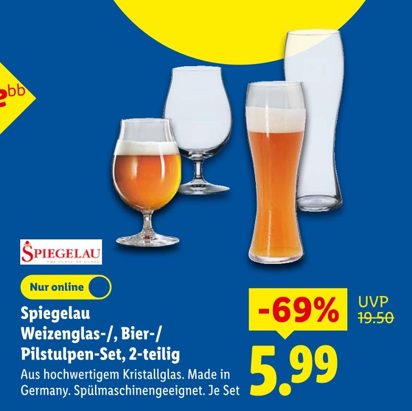 Weizenglas-/Bier-/Pilstulpen-Set