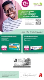mea - meine apotheke Prospekt: "Unsere Juni-Angebote", 4 Seiten, 01.06.2026 - 30.06.2026