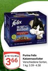 Katzennassfutter im Angebot bei GLOBUS in Saarlouis Katzennassfutter Angebote von Purina Felix bei GLOBUS Saarlouis für 3,66 €