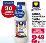 frische Schlagsahne Angebote von EDEKA Herzstücke bei E center Mainz für 2,49 €