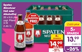 Münchner Hell oder Alkoholfrei Angebote von Spaten bei Netto Marken-Discount Münster für 13,99 €