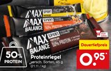 Proteinriegel Angebote von MAX BALANCE bei Netto Marken-Discount Erfurt für 0,95 €