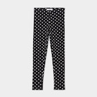 Legging long élastiqué coton noir fille - LH en promo chez La Halle Legging long élastiqué coton noir fille - LH dans le catalogue La Halle