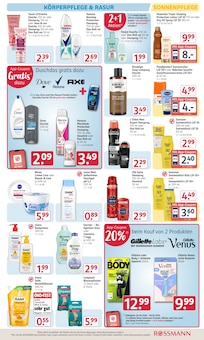 Rasierer im Rossmann Prospekt "Mein Drogeriemarkt" mit 26 Seiten (Aachen)