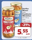 Wiener Würstchen von Dörffler im aktuellen combi Prospekt