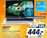 expert Demitz-Thumitz - Notebook Aspire 3 (A315-59-33XF) Angebot im Prospekt Notebook Aspire 3 (A315-59-33XF) bei expert im Demitz-Thumitz Prospekt für 444,00 €