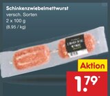 Schinken-Zwiebelmettwurst Angebote bei Netto Marken-Discount Delmenhorst für 1,79 €