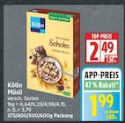 Müsli von Kölln für 1,99 € bei EDEKA im Angebot Müsli von Kölln im aktuellen EDEKA Prospekt