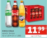 Getränke Oase - Coca Cola Angebot im Prospekt Coca Cola bei Getränke Oase im Prospekt "" für 11,99 €