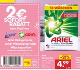 Waschmittel Angebote von Ariel bei Netto Marken-Discount Nordhausen für 4,99 €