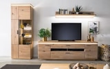 Wohnwand Barcelona, Balkeneiche massiv, Eiche bianco furniert, inkl. Oberboden-Beleuchtung im Angebot bei HARDECK in Bramsche Wohnwand Barcelona, Balkeneiche massiv, Eiche bianco furniert, inkl. Oberboden-Beleuchtung Angebote von MCA furniture bei HARDECK Bramsche für 1.439,10 €