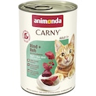 Animonda Cat Dose Carny Adult Rind & Reh & Preiselbeeren 400 g bei Zookauf im Ansbach Prospekt für 1,99 €