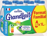 GrandLait UHT Demi-Écrémé Format Familial - Candia en promo chez Intermarché Super Tours à 7,02 €