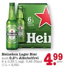 Aktuelles Heineken Lager Bier oder 0,0% Alkoholfrei Angebot bei E center in Frankfurt (Main) ab 4,99 €