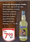 Bisongrass Vodka Angebote von Grasovka bei GLOBUS Krefeld für 7,99 €