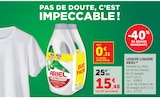 Lessive liquide - ARIEL en promo chez Super U Chambéry à 15,48 €