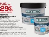 Peinture murs et plafonds blanc mat - ARTISIO en promo chez Gedimat Carcassonne à 29,95 €